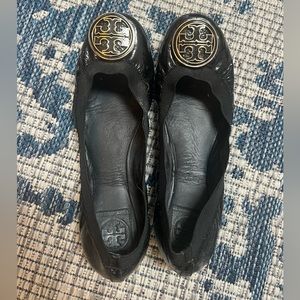Tory Burch black flats size 9